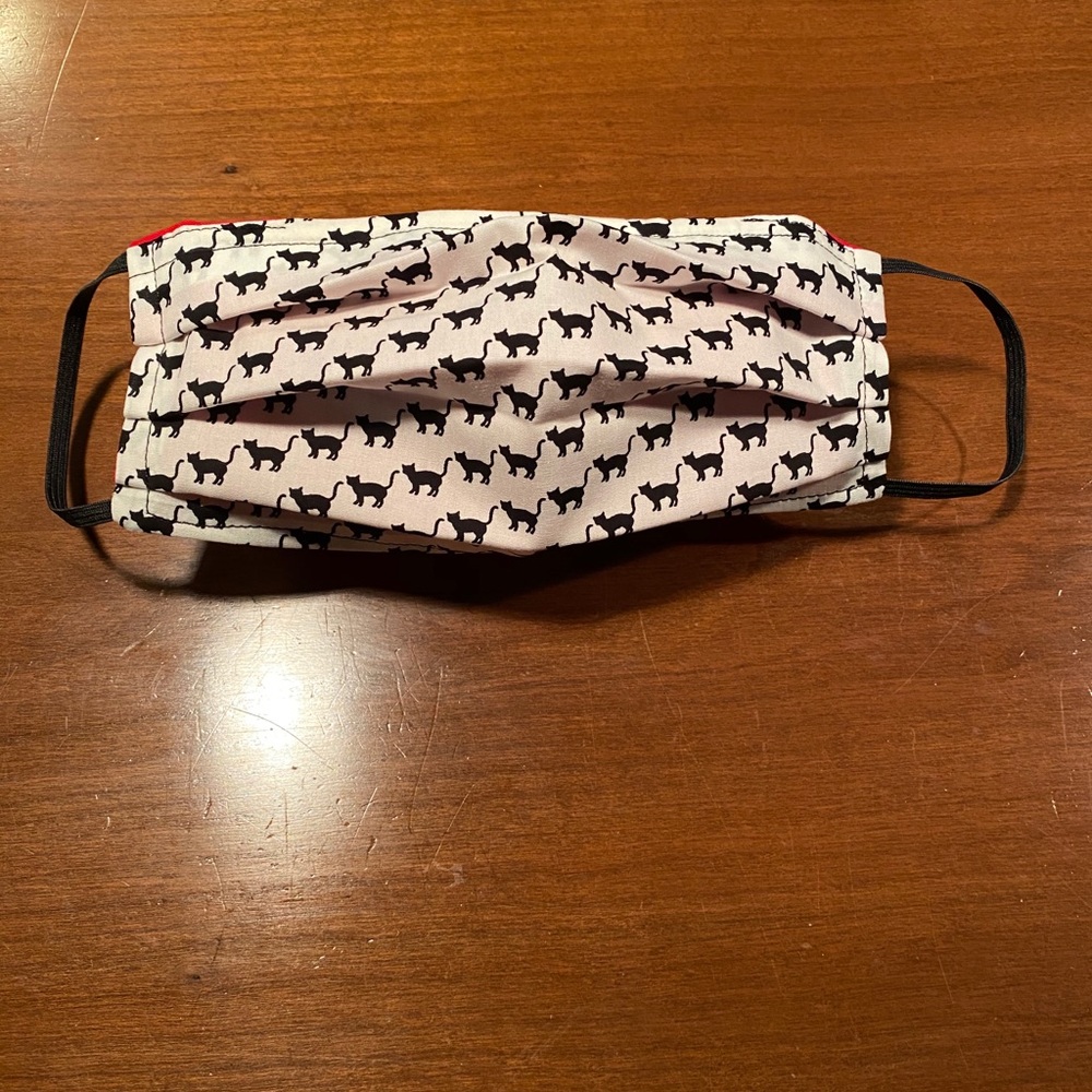 Cat Print Fabric Face Mask
